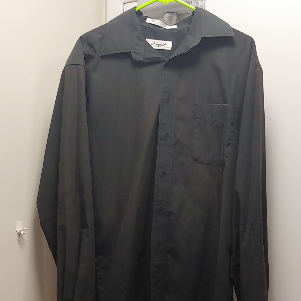 GENTLY USED, VINTAGE, FORSYTH DRESS SHIRT, LARGE!!!